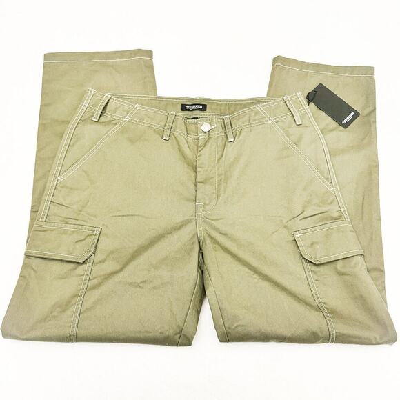 True Religion Men's Kalamata Cargo Pants Wide Leg Size 33 NWT - Picture 2 of 9